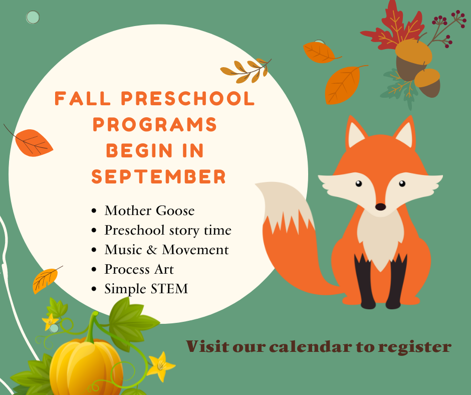 Fall Programs Begin in September