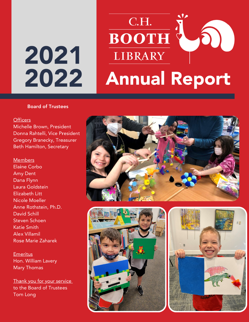 Thumbnail showing page 1 of the 2021-2022 Annual Report