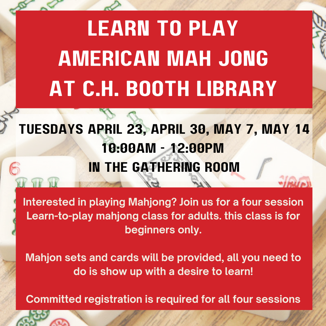 Learn to Play American Mahjong at CH Booth!
